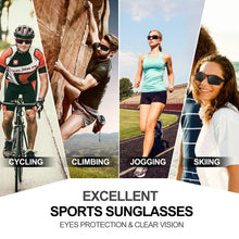 Load image into Gallery viewer, Polarized Sports Sunglasses for Men Women Driving Unbreakable Shades
