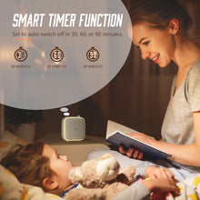 Load image into Gallery viewer, Corlitec White Noise Machine with Night Light, High Fidelity Sound Machine with 39 Sleep Soundtracks for Sleep &amp; Relaxing, Compact Sleep Machine with Timer for Home, Nursery, Office, and Travel
