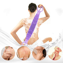 Load image into Gallery viewer, [Upgraded] Meidong Silicone Bath Body Brush 35.5 inch Sword Handle Back Scrubber for Shower, Exfoliating Lengthen, Easy to Clean, Lathers Well, Eco Friendly, Comfortable Massage for Shower (Purple)
