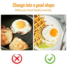 Load image into Gallery viewer, Stainless Steel Egg Rings, Round Breakfast Household Mold Tool Cooking, Non Stick Circle Shaper Egg Rings For Frying Meat Pie, Sandwiches, Egg Maker Molds Set (2 Pack)
