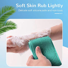 Load image into Gallery viewer, Silicone Bath Body Brush, Exfoliating Lengthen Silicone Body Back Scrubber, Easy to Clean, Lathers Well, Eco Friendly, Long Lasting, Comfortable Massage for Shower
