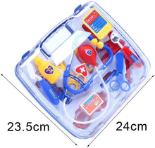 Load image into Gallery viewer, Pretend &amp; Play Doctor Set Blue - 15 Pieces, Ages 3+ Doctor Kit for Kids, Toddler Doctor Kit, Toy Medical Kit, Toddler Social Emotional Learning Toys
