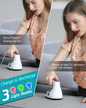 Load image into Gallery viewer, Upgraded Rechargeable Fabric Shaver Lint Remover - Fabric Defuzzer Electric Lint Fuzz Pills Remover with Quandruple Protection &amp; 2 Replaceable 6-leaf Blades, Trimmer Effectively Faster by 50%
