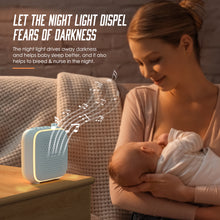 Load image into Gallery viewer, Corlitec White Noise Machine with Night Light, High Fidelity Sound Machine with 39 Sleep Soundtracks for Sleep &amp; Relaxing, Compact Sleep Machine with Timer for Home, Nursery, Office, and Travel
