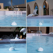 Load image into Gallery viewer, Fountain Waterproof Bluetooth Speaker, Wireless Shower Floating Party Outdoor Pool Speakers with Lights Deep Bass for Hot Tub Water (White)
