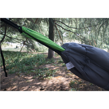 Load image into Gallery viewer, Night Protector Ultralight Hammock Underquilt, Full Length Camping Quilt for Hammocks Warm 3 - 4 Seasons, Weighs only 3.75lb, Great for Camping Hiking Backpacking Traveling Beach
