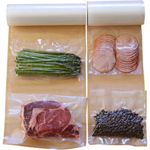 Load image into Gallery viewer, universal vacuum sealing bag, 2 bags, 8.6 inches x 50 inches, 11 inches x 50 feet, BPA free, very suitable for storage
