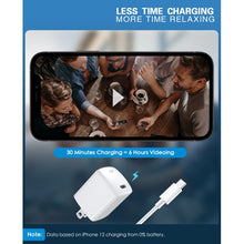 Load image into Gallery viewer, USB C Fast Charger, FlePow 2-Pack 20W Wall Charger with PD 3.0 &amp; QC 3.0, Compact PD Charger for iPhone 12/12 Mini/1Pro/12 Pro Max/11 Series/X Series/iPad Pro, Pixel, Samsung Phones
