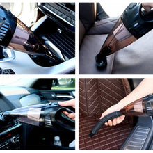 Load image into Gallery viewer, Portable Car Vacuum Cleaner: High Power Cordless Handheld Vacuum - 12V - Best Car &amp; Auto Accessories Kit for Detailing and Cleaning Car Interior Home Car Dual Purpose (Black)
